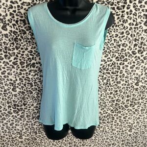 T Tahari mint green Tank Top